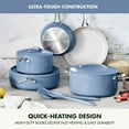 thumbnail image 3 of GreenPan Nova 10-Piece Ceramic Nonstick Cookware Set, 3 of 10