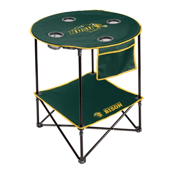 Logo Brands North Dakota State Bison 27.6in Round Tailgate Table