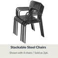 thumbnail image 5 of Member's Mark Café Collection Steel Chair, Set of 2, 5 of 5