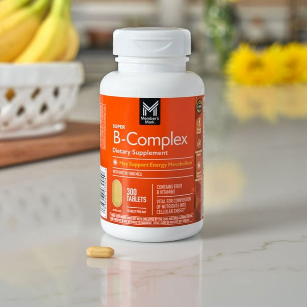 Member's Mark Super B-Complex Tablets, 300 ct.
