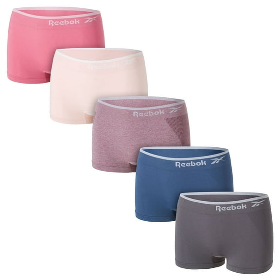 Reebok Women's 5-Pack Seamless Boyshort
