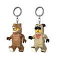 thumbnail image 3 of LEGO T-Rex & Pug Keychain Lights + Triceratops Sticker, 3 of 7
