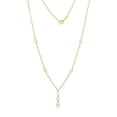 thumbnail image 1 of Fresh Water Cultured Pearl Drop Necklace in 14K Gold, 1 of 4