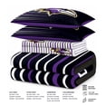 thumbnail image 5 of Logo Brands Baltimore Ravens Queen Bed-In-A-Bag Set, 5 of 5