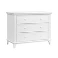thumbnail image 1 of Contours 3-Drawer Transitional Dresser, White, 1 of 5