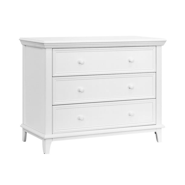 Contours 3-Drawer Transitional Dresser, White - Samsclub.com