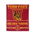 thumbnail image 1 of Logo Brands Tuskegee Golden Tigers 60"x70" Super Plush Blanket, 1 of 7