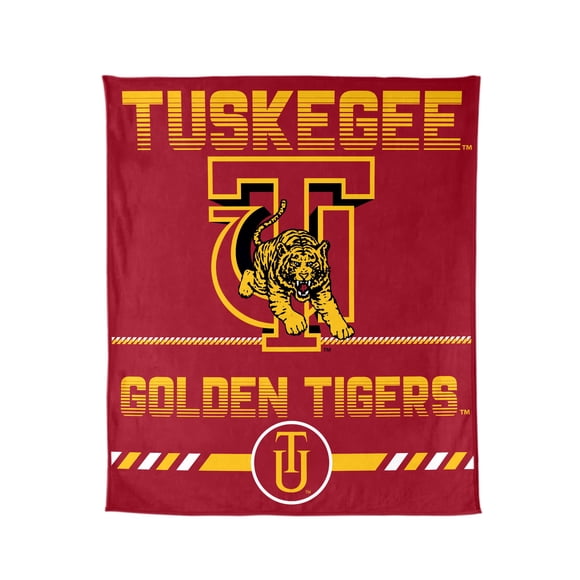 Logo Brands Tuskegee Golden Tigers 60"x70" Super Plush Blanket