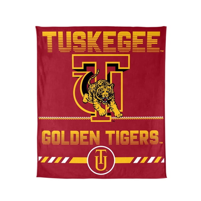 Logo Brands Tuskegee Golden Tigers 60"x70" Super Plush Blanket