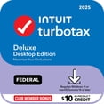 thumbnail image 1 of TurboTax Desktop Deluxe 2025 Email Delivery, Federal Return Only + Federal E-file + $10 In-Product Credit (Win 11, Mac 14), 1 of 7