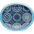 thumbnail image 1 of Member's Mark Mosaic Medallions Oval Paper Plates, 10" x 12", 50 ct., 1 of 1