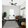 thumbnail image 6 of Hunter 52 inch Swanson Matte Black Ceiling Fan with LED Light Kit and Pull Chain, 6 of 12