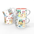 thumbnail image 1 of Zak Designs 15oz 4pk Ceramic Holiday Mugs in Gift Box, 1 of 9