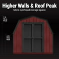 thumbnail image 8 of Handy Home Products Barn 8' x 12' Outdoor Wooden Shed, Choose Installation, 8 of 15