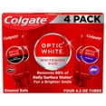 thumbnail image 1 of Colgate Optic White Whitening Duo Whitening Toothpaste, 4.2 oz., 4pk., 1 of 8