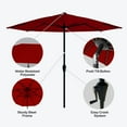 thumbnail image 2 of Above 9' Patio Market Umbrella OneClick Gen2 with Push Button Tilt, 2 of 17