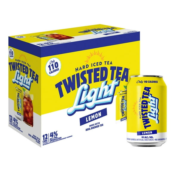 Twisted Tea Light Hard Iced Tea, 12 fl. oz. can, 12 pk.