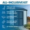 thumbnail image 3 of Handy Home Products Gardena 8' x 6' Outdoor Wood Utility Shed, Choose Installation, 3 of 11