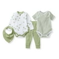 thumbnail image 1 of Burt's Bees Baby Organic Cotton 4-Piece Outfit Set, 1 of 9