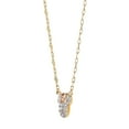 thumbnail image 3 of Disney 0.19 CT. T.W. Diamond Minnie Mouse Necklace in 14K Gold, 3 of 5