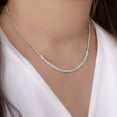 thumbnail image 8 of 1.00 CT. T.W. Round Cut Diamond Semi Tennis Necklace in 14K Gold, 8 of 8