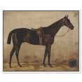 thumbnail image 2 of Emil Volkers - Brauner im Stall Traditional Canvas Print by Oliver Gal Prints, 2 of 4