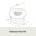 thumbnail image 9 of Member's Mark Palmero Fire Seating Set with Sunbrella Fabric, 4pc, 9 of 9
