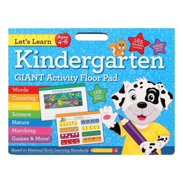 Sam's Exclusive - Let's Learn Kindergarten Floor Pad, Paperback