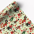 thumbnail image 3 of Mah Melanin Santa's List Premium Wrapping Paper, 4 pk., 3 of 5