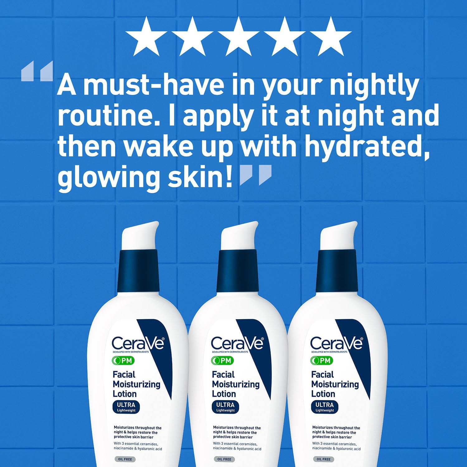 CeraVe AM/PM Facial Moisturizing Lotion Multipack, 3 oz., 2 pk