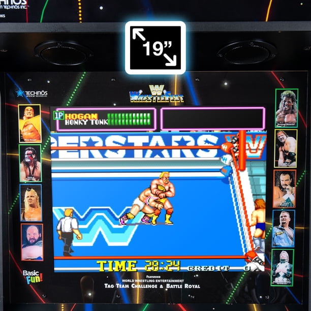 4 Player WWE Supreme Series Premium Arcade Cabinet, 5 Games