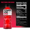 thumbnail image 2 of Powerade Zero Fruit Punch 20 fl. oz., 24 pk., 2 of 9