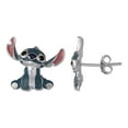 thumbnail image 8 of Lilo and Stitch Stud Earring and Pendant Necklaces Set in Sterling Silver, 8 of 12