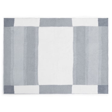Barefoot Dreams CozyChic Costa Block Stroller Blanket