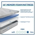 thumbnail image 2 of Sealy Embody 10" Firm Memory Foam Mattress, 2 of 6