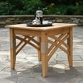 thumbnail image 6 of Cambridge Casual Salinas Teak Rocker Set with Tan Cushions, 3pc, 6 of 10