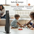 thumbnail image 5 of Lasko 32" Ceramic Tower Space Heater with Timer and Remote, CT32791, 5 of 12
