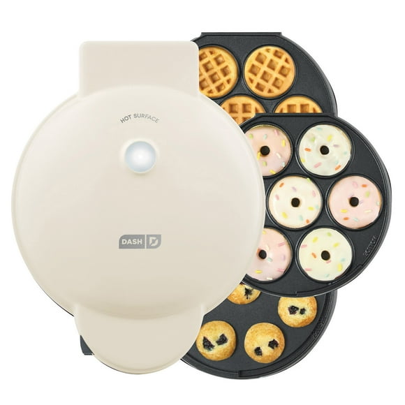 Dash MultiMaker Treat Maker System, Mini Donuts, Waffle Bites, Mini Cupcakes