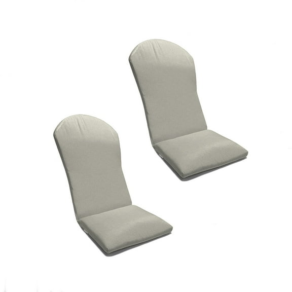 Outdoor 19.5" x 49.5" Adirondack Chair Cushions, Set of 2