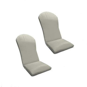 Outdoor 19.5" x 49.5" Adirondack Chair Cushions, Set of 2