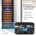 thumbnail image 10 of Lanbo 24 Inch 165 Bottle Single Zone Wine Cooler Fridge, 10 of 16