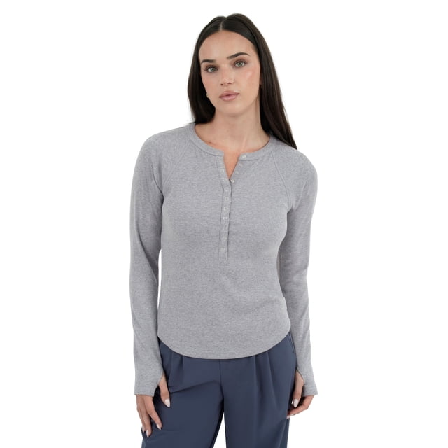 Outdoor Voices Women's Rib Henley Top