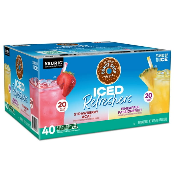 The Original Donut Shop Iced Refreshers, Variety Pack, 40 ct