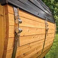 thumbnail image 6 of Backyard Discovery 2-4 Person Outdoor Barrel Sauna with Electric Heater & Glass Door, 6 of 14