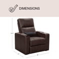 thumbnail image 4 of Travis Home Theater Seating Power-Recliner Chair, 4 of 9