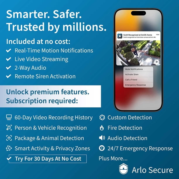 Arlo Ultra Spotlight Security Camera (2nd Gen), 2-Pack - Samsclub.com