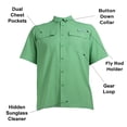 thumbnail image 3 of Habit Men's Short Sleeve 50+ UPF Fishing Shirt, 3 of 7