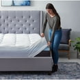 thumbnail image 3 of Lucid Limited 4" Down Alternative and Gel Memory Foam Mattress Topper, Assorted Sizes, 3 of 6