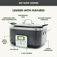 thumbnail image 5 of GreenPan Elite 8-in-1 Programmable 6 Quart Electric Slow Cooker, Ceramic Nonstick (Choose Color), 5 of 8