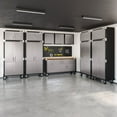 thumbnail image 4 of Seville Classics UltraHD 12-Piece Steel Garage Cabinet Storage Set with Rolling Workbench, 18 Feet Wide, 4 of 18